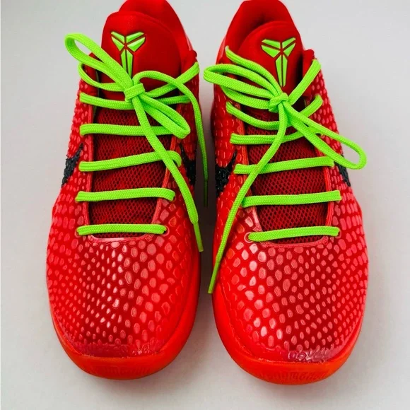 Nike Kobe Protro reverse grinch Red and Neon Green Sneakers men’s size 6.5